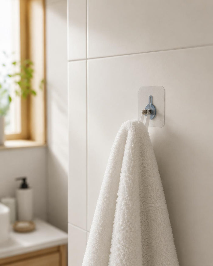Ganchos adhesivos para baño y cocina